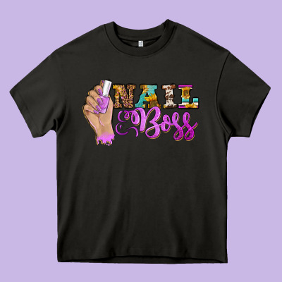 Nail Boss Heavy Core Tee Designed By Barkaloodesign