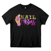 Black nail boss Heavy Core Tee - BarkalooDesign