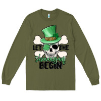 Army Green let the shenanigans begin Long Sleeve Tee - MaliasSmallBusiness