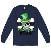 Navy let the shenanigans begin Long Sleeve Tee - MaliasSmallBusiness