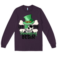 Plum let the shenanigans begin Long Sleeve Tee - MaliasSmallBusiness