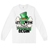 White let the shenanigans begin Long Sleeve Tee - MaliasSmallBusiness