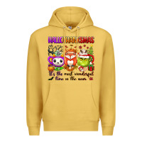 Antique Gold hallothanksmas its the most wonderful time of the Premium Hoodie - texasbilliewilder