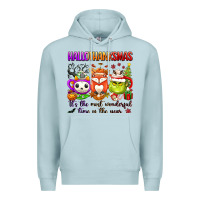 Blue Mist hallothanksmas its the most wonderful time of the Premium Hoodie - texasbilliewilder