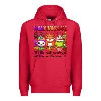Cardinal hallothanksmas its the most wonderful time of the Premium Hoodie - texasbilliewilder