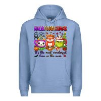 Colony Blue hallothanksmas its the most wonderful time of the Premium Hoodie - texasbilliewilder