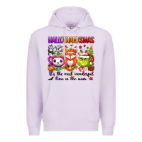 Lilac hallothanksmas its the most wonderful time of the Premium Hoodie - texasbilliewilder