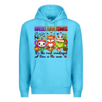 Ocean Blue hallothanksmas its the most wonderful time of the Premium Hoodie - texasbilliewilder