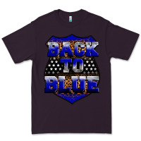 Plum Back the blue Premium Tee - Neo Western