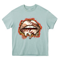 Arona baseball lips Heavy Core Tee - Zillion Design Studio