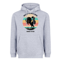 Best Clucking Dad Ever Heavyweight Hoodie | Teevron