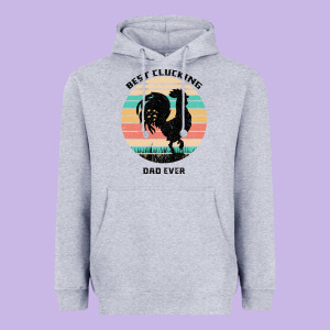Best Clucking Dad Ever Heavyweight Hoodie Designed By Bettercallsaul