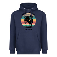 Navy Best Clucking Dad Ever Heavyweight Hoodie - Bettercallsaul