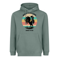 Sage Best Clucking Dad Ever Heavyweight Hoodie - Bettercallsaul