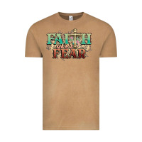 Vintage Camel faith over fear cross Vintage Tee - NancyCooperArtShop