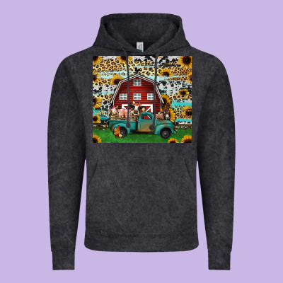 Farm Animals Red Barn Tumbler 20oz Vintage Hoodie Designed By Jasminsmagicworld