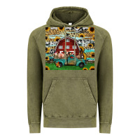 Vintage Olive farm animals red barn tumbler 20oz Vintage Hoodie - Jasminsmagicworld