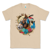 Mushroom haflinger horse floral Classic Tee - LillyAllenDesigns