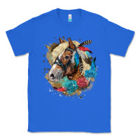 True Royal haflinger horse floral Classic Tee - LillyAllenDesigns