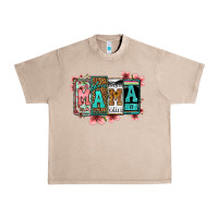 French Oak license letters floral mama Urban Heavy Tee - Jasminsmagicworld