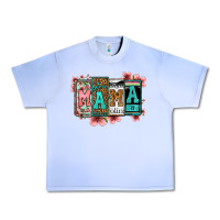 Grape Ice license letters floral mama Urban Heavy Tee - Jasminsmagicworld