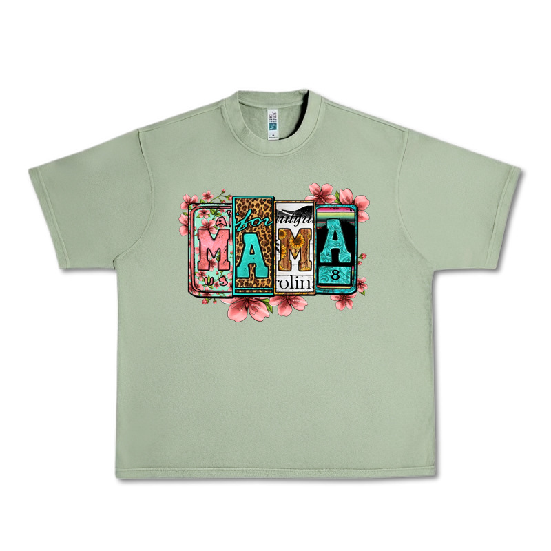 License Letters Floral Mama Urban Heavy Tee by Jasminsmagicworld | Teevron