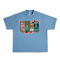 Pebble Blue license letters floral mama Urban Heavy Tee - Jasminsmagicworld
