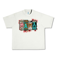 Pistachio license letters floral mama Urban Heavy Tee - Jasminsmagicworld