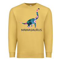 Antique Gold Mamasaurus Dinosaur Premium Sweatshirt - Bettercallsaul