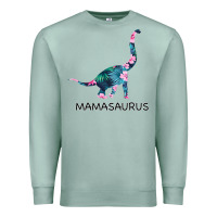 Seafoam Mamasaurus Dinosaur Premium Sweatshirt - Bettercallsaul