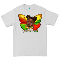Juneteenth Butterfly Black Girl Premium Tee | Teevron