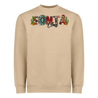 Mushroom western christmas santa claus sunflowers and cactus Heavyweight Sweatshirt - Jasminsmagicworld