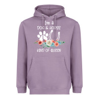Lavender Im A Dog And Horse Kind Of Queen Heavyweight Hoodie - Bettercallsaul