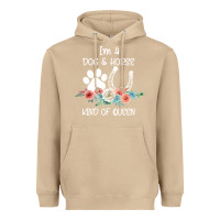Mushroom Im A Dog And Horse Kind Of Queen Heavyweight Hoodie - Bettercallsaul
