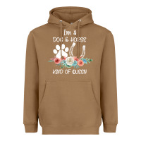 Toasted Coconut Im A Dog And Horse Kind Of Queen Heavyweight Hoodie - Bettercallsaul