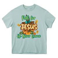 Arona Fall for Jesus He Never Leaves Heavy Core Tee - texasbilliewilder