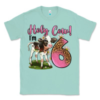 Seafoam holy cow i'm 6 years old Classic Tee - LillyAllenDesigns