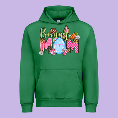 Easter Day Bunny Mom Urban Hoodie Designed By Oliviacreatesart