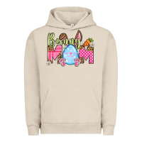 Pigment French Oak Easter Day Bunny mom Urban Hoodie - OliviaCreatesArt