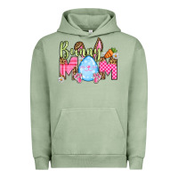 Pigment Oil Green Easter Day Bunny mom Urban Hoodie - OliviaCreatesArt