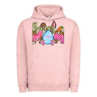 Pigment Salmon Easter Day Bunny mom Urban Hoodie - OliviaCreatesArt