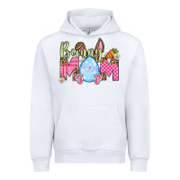 White Easter Day Bunny mom Urban Hoodie - OliviaCreatesArt