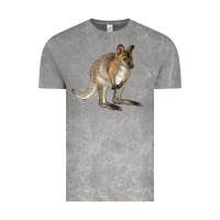 Cloud Rock Hand Drawn Wallaby Animal Vintage Tee - LillyAllenDesigns