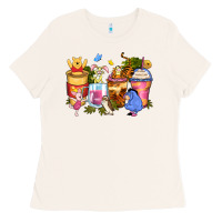 Bone cartoon characters coffee cups Ladies Tee - Zillion Design Studio
