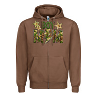 Chestnut Boy Mom Zipper Hoodie - BundleAndBundleShop