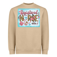 Mushroom Western Registered Nurse Heavyweight Sweatshirt - LillyAllenDesigns