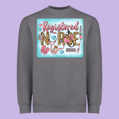 Western Registered Nurse Heavyweight Sweatshirt Designed By Lillyallendesigns