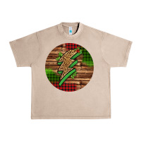 French Oak leopard lightning bolt Christmas Urban Heavy Tee - Jasminsmagicworld