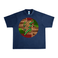 Navy leopard lightning bolt Christmas Urban Heavy Tee - Jasminsmagicworld