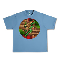Pebble Blue leopard lightning bolt Christmas Urban Heavy Tee - Jasminsmagicworld